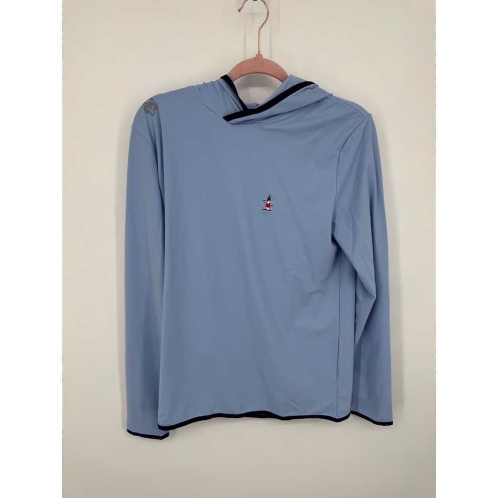 NWT Greyson Colorado Hoodie Women's Medium Wolf Blue Long Sleeve Pullover Sports